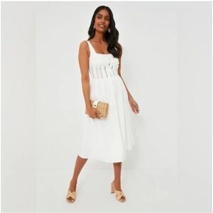 o.p.t. Giada Dress in White - Size S - Like New Milkmaid Romantic Boho Wedding
